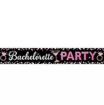 Bachelorette Party Metallic Banner Wedding Bridal Shower Decoration 25 Feet Long - Image 1 of 4
