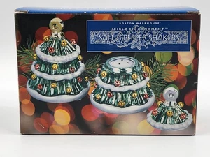 Christmas Tree Salt And Pepper Shaker in Original Box - Picture 1 of 13