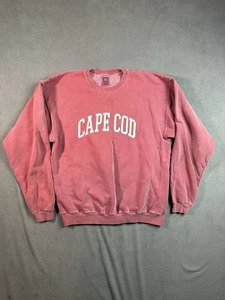 Cotton Deluxe Fleece Sweatshirt Herren XL Cape Cod Rundhals Pullover Rosa Y2K - Bild 1 von 6