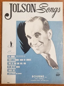 Jolson Songs, Songbook, My Mammy, Me and My Shadow, Swanee River, etc. 1947 - Picture 1 of 3