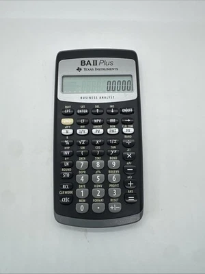 Texas Instruments TI BA II 2 Plus Business Analyst Financial Calculator No Cover - Image 1 of 2