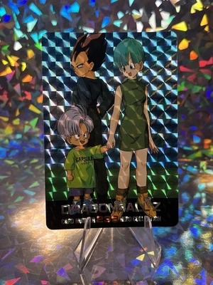 Dragon Ball Z Hero Collection #238 Prism 2001 Vegeta Bulma Trunks - Image 1 of 2