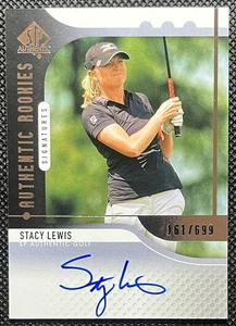 2012 SP Authentic Rookies Signatures /699 Stacy Lewis #108 Rookie Auto RC - Picture 1 of 2