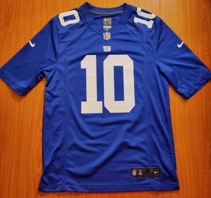 Mens Nike Eli Manning New York Giants Blue NFL Game Jersey sz.M 2X SB Champ - Picture 1 of 23