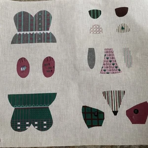 TS Designs BUNNY Rabbit Handpainted NEEDLEPOINT Canvas 3D Doll Christmas Mouse - Picture 1 of 4