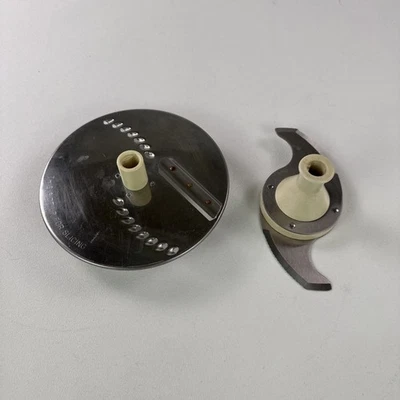 VINTAGE GE General Electric Food Processor D5FP1 PARTS Only Disk and S Blade - Image 1 of 4