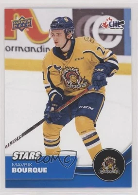 2021-22 Upper Deck CHL Stars Blue Mavrik Bourque #310 - Image 1 of 2