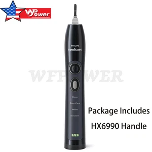 Philips Sonicare FlexCare+ mango de cepillo de dientes eléctrico sónico HX6990 6950/20 negro - Imagen 1 de 7