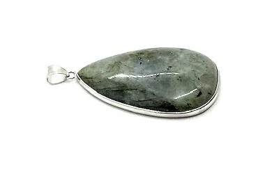 Mystic Labradorite Pear Pendant | Third Eye Chakra | Sagittarius Birthstone | - Image 1 of 4