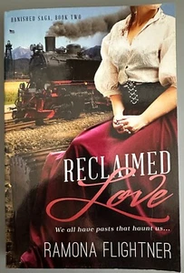 *SIGNED* by author RECLAIMED LOVE Ramona Flightner paperback book 2nd Banished - Picture 1 of 3