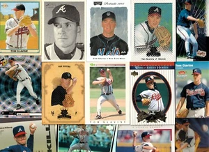 Schönes TOM GLAVINE Lot 50 verschiedene mit Oddballs + ATLANTA BRAVES NEW YORK METS! - Bild 1 von 2