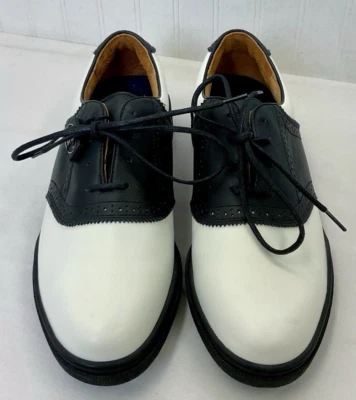 Callaway Golf Footwear by Nordstrom Oxford Golf Shoes | Black & White | Size 8.5 - Image 1 of 4