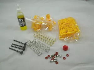 TAMIYA MONSTER BEETLE SHOCK SET SHOCKS SPRINGS DAMPNERS BLACKFOOT yellow - Picture 1 of 4