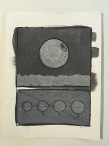 Pintura Contemporánea Estrella de la Muerte Star Wars Jack Olson Arte Original - Imagen 1 de 5