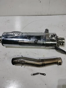 2001-2006 SUZUKI GSXR 1000 MICRON SLIPON EXHAUST DAMAGED!! - Picture 1 of 15