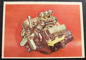 #23 V8 Engine - 1965 Donruss Hot Rod Magazine Series 1 Spec Sheet Trading Card - Picture 1 of 2