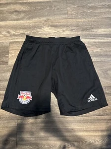 Adidas MLS Aeroready New York Red Bulls Black Shorts New Mens Size Large #D - Picture 1 of 4