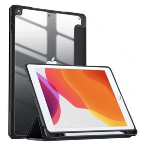 Case for iPad 7th 8th 9th Air 9.7 Pro 11 Mini 6 Leather Smart Cover Pencil Slot - Picture 1 of 18