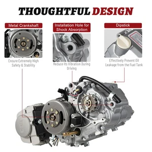 Motor monocilíndrico para Honda CRF50/70 XR50 Z50 1p54FMI 125CC 4 tiempos - Imagen 1 de 16