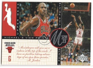 MICHAEL JORDAN 1996-97 Upper Deck VIEW POINTS #7 Insert 1:34 CHICAGO BULLS - Picture 1 of 1