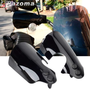 For Harley Softail Slim FLSL Breakout Fat Bob Handlebar Handguards Protector Kit - Picture 1 of 9