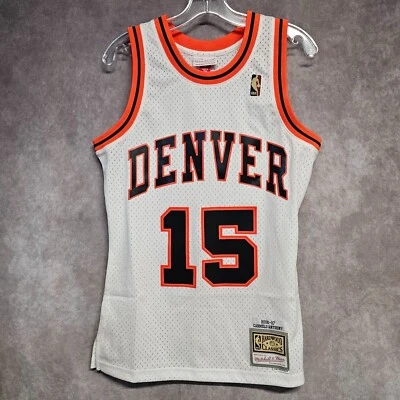 NWT Mitchell & Ness Denver Nuggets Carmelo Anthony 15 Alternate Jersey Sz S $135 - Image 1 of 4