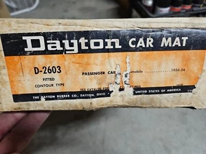 NORS DAYTON D-2603 CAR FLOOR MAT FOR 54-56 OLDSMOBILE - Picture 1 of 9