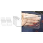 Set of10 Transparent Badge Sleeves Keep Your Cards Safe Plastic Protector Case