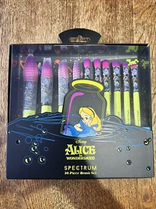 Spectrum X Disney Alice In Wonderland 10 Piece Brush Set BNIB - Picture 1 of 9