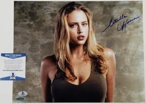 ESTELLA WARREN Signed 11x14 Photo #9 Victoria's Secret Model ~ Beckett BAS COA - Picture 1 of 1
