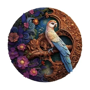 Parrot Wooden animal puzzles for adult kid Beautiful Gift Package, family game - Picture 1 of 6