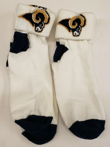 NFL St. Louis Rams Ladies Socks Size: 9-11 (2 Pair) Logo Cover