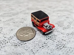 Micro Machines Insiders 20's Ford Woody w/ Micro Mini Red Black Gold - Picture 1 of 6