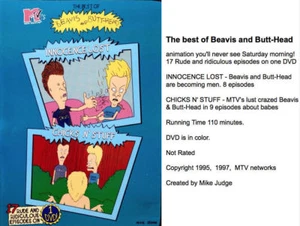 The Best of Beavis and Butt-Head: Innocence Lost & Chicks N' Stuff (DVD 1997) - Picture 1 of 1