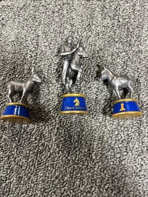Battle for the White House Chess Piece Chuck Schumer With Donkeys - Image 1 of 4