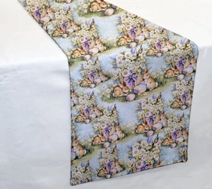 Easter Eggs & Bunnies Table Runner - Picture 1 of 1