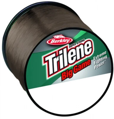  Berkley Trilene Big Game Monofilamento Linha de Pesca MARROM - Todas as Estirpes Quebrando - Imagem 1 de 2
