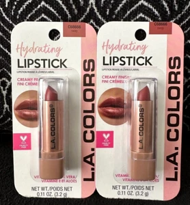 2pk LA COLORS SWAY C68666 MOCHA CINNAMON COLOR HYDRATING CREAMY SMOOTH LIPSTICK - Picture 1 of 7