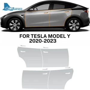 Car Doors Precut Paint Protection Film TPU Clear PPF For Tesla Model Y 2020-2024 - Picture 1 of 10