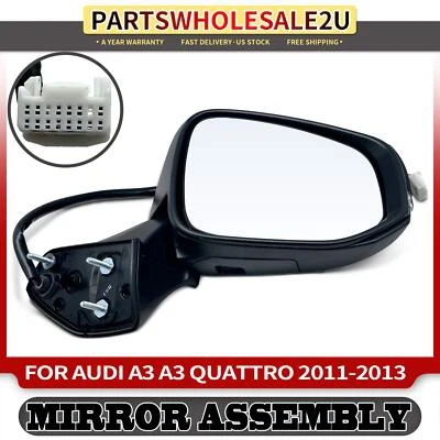 Espejo retrovisor térmico eléctrico imprimado lateral derecho del conductor delantero para Audi A3 A3 Quattro 2011-2013 Foto 1 de 4