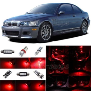 14pcs Red LED Interior Light Package Fit For 1999-2005 BMW 3 Series M3 E46 - Picture 1 of 8