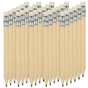 40pcs Office Short Drawing Pencils Small Erasable Log Pencils Writing Mini Golf - Picture 1 of 12