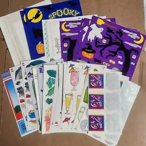 Lote de 40 hojas de pegatinas para álbum de recortes Mrs Grossman lote mixto 12 - Imagen 1 de 4