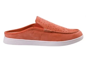 Waco SPENCO St. Maarten Women's Size 7.5 D Perforated Suede Slip-On Mules Shoes - Picture 1 of 5