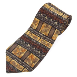 METROPOLITAN MUSEUM OF ART Architectural Stone Ornate Iron Men's Silk Neck Tie - Picture 1 of 4