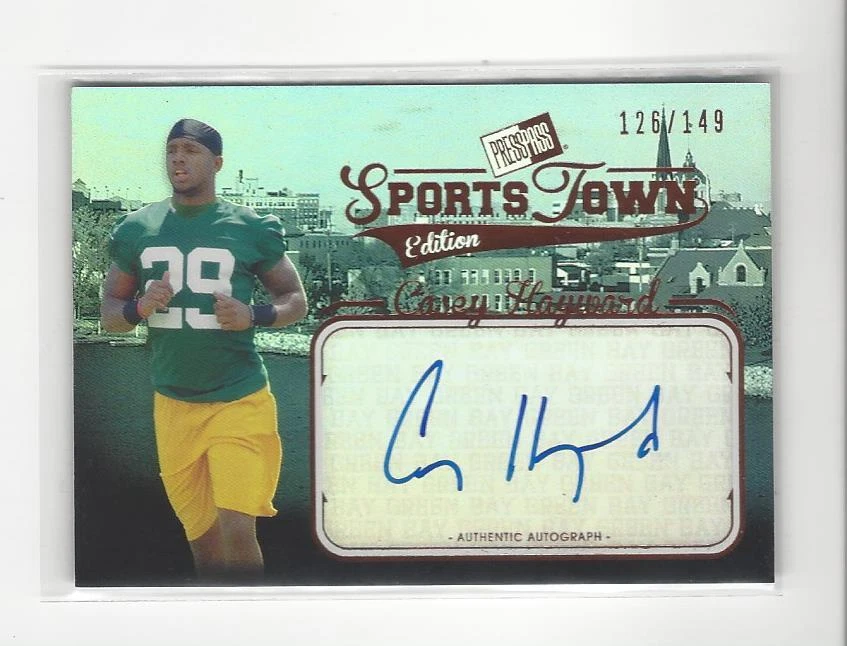 2012 Press Pass SportsTown Casey Hayward Rookie AUTOGRAPH Packers Chargers /149 - Image 1 of 1