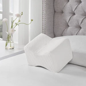 Memory Foam Knee Pillow Side Sleepers Back Leg Hip Pain Pregnancy Relief + Cover - Picture 1 of 11