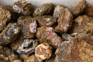Achat Agate 3 kg Rohsteine von der Malawi 1970-ies Fundstelle ;@agate_bay - Bild 1 von 7