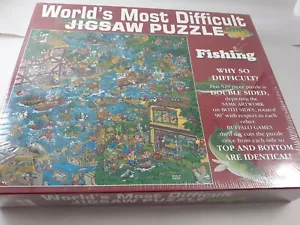Rompecabezas Buffalo Games Worlds Most Difficult Pesca 529 Piezas NUEVO - Imagen 1 de 2