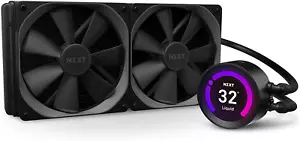 NZXT Kraken Z63 CPU Liquid Cooler RL-KRZ63-01 AIO RGB Customizable LCD Display - Picture 1 of 8